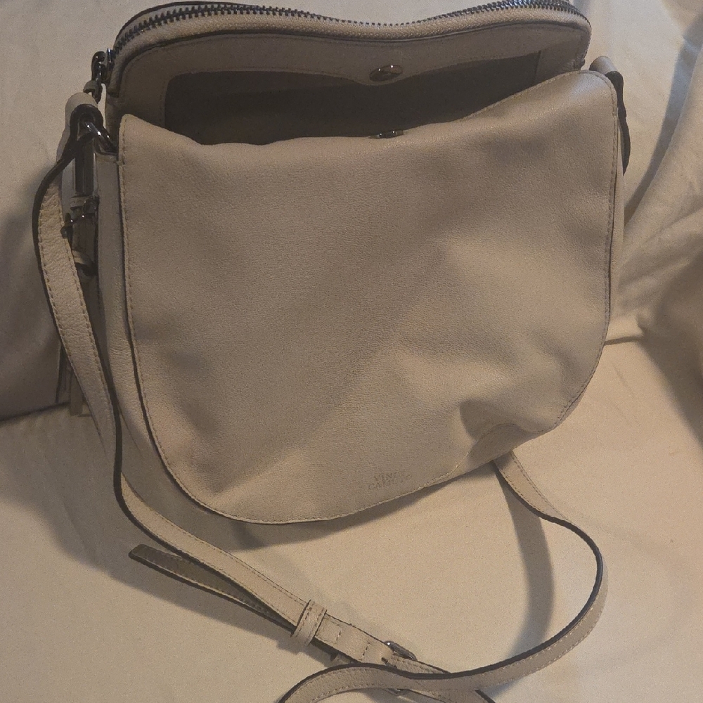 Elegant Cream Crossbody Bag